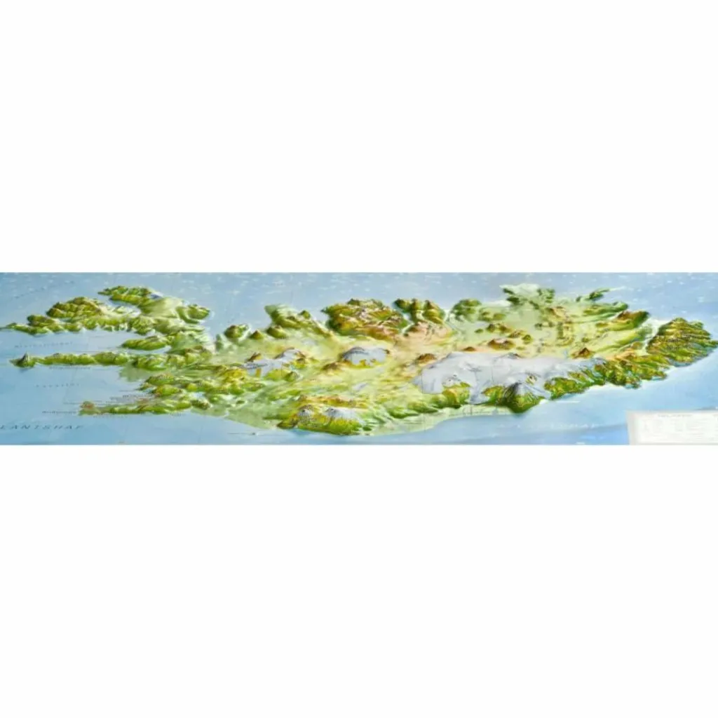 1122455 - Relief Island klein 1:1.500.000 - Karte^ Wandkarten Und Poster