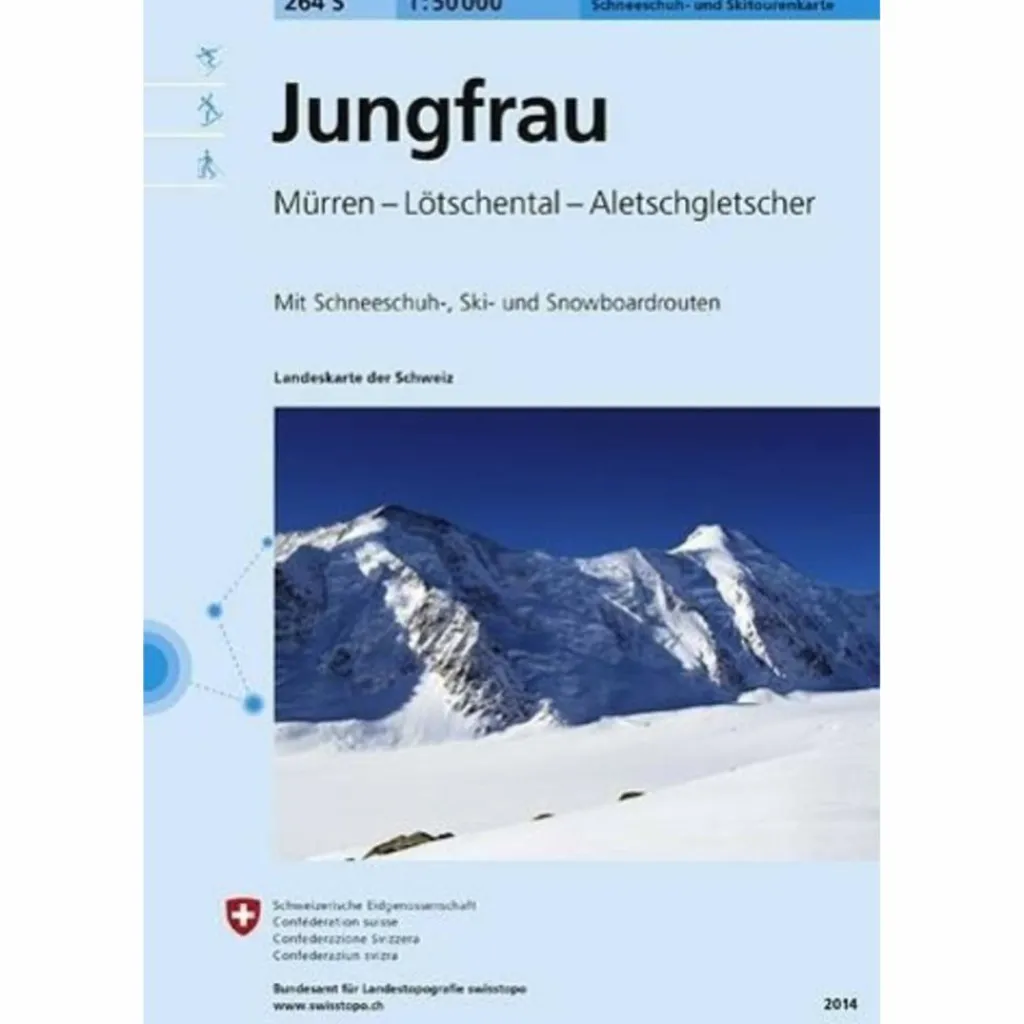 Winterkarten|Wanderkarten Und Winterkarten*264 S JUNGFRAU 1:50T - Wanderkarte