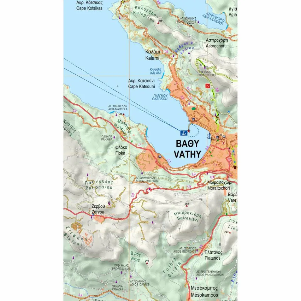 Wanderkarten Und Winterkarten|Wanderkarten Und Winterkarten*10.52 SAMOS - Wanderkarte