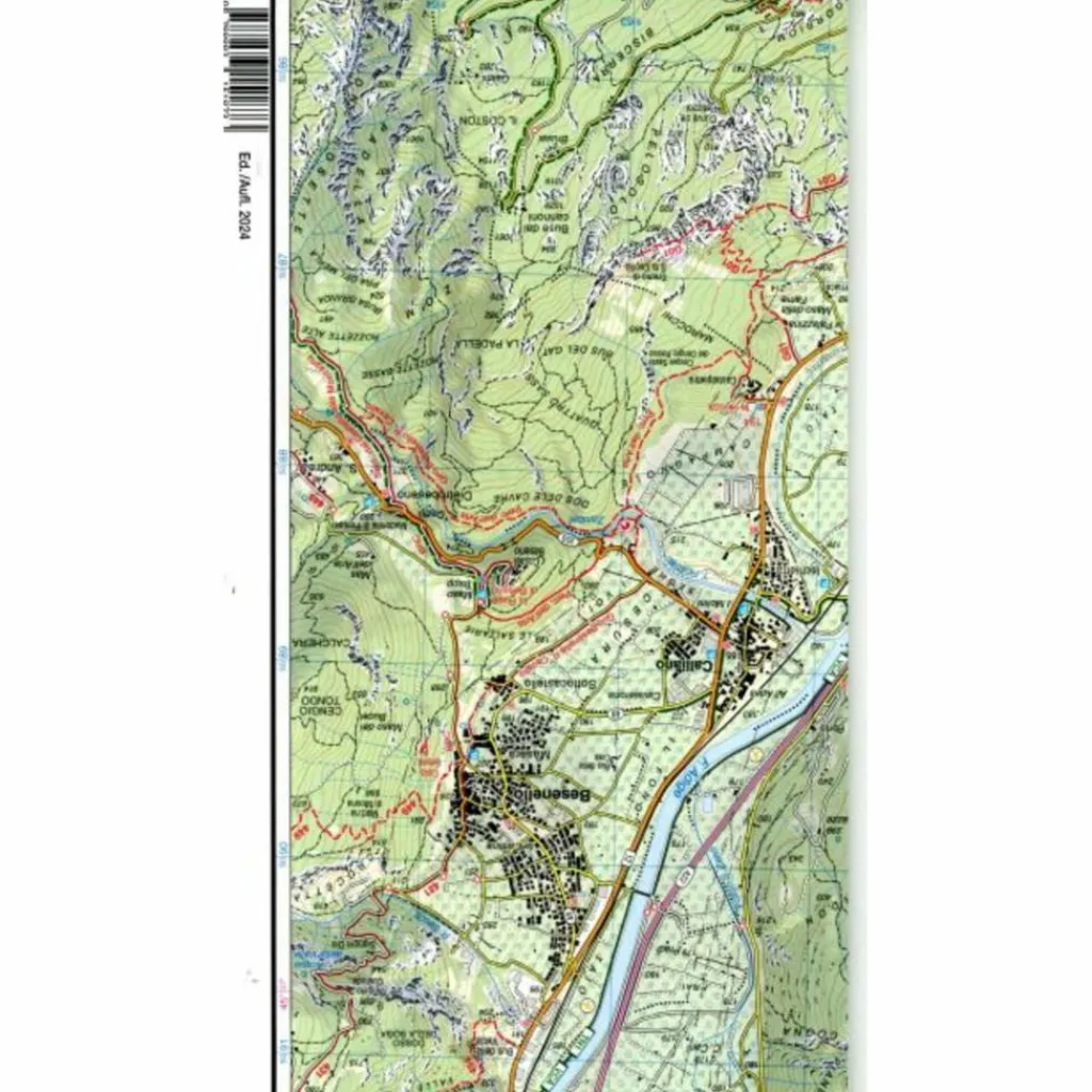 55 VALLE DEL SARCA - Wanderführer^ Wanderkarten Und Winterkarten|Wanderkarten Und Winterkarten