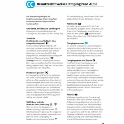 Stellplatzführer Und Campingplätze*ACSI CAMPINGCARD & STELLPLATZFÜHRER 2026