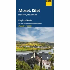 REGIONALKARTE 11 MOSEL, EIFEL, HUNSRÜCK, PFÄLZERWALD - Straßenkarte^ Straßenkarten|Straßenkarten