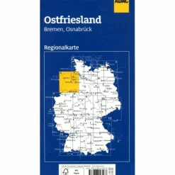 Straßenkarten|Straßenkarten*REGIONALKARTE 04 OSTFRIESLAND 1:150.000 - Straßenkarte