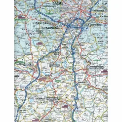 ADAC REGIONALKARTE BLATT 8  HARZ, BRAUNSCHWEIG, ERFURT, KASS - Straßenkarte^ Straßenkarten|Straßenkarten