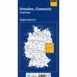 ADAC REGIONALKARTE BLATT 10 DRESDEN, CHEMNITZ 1:150.000 - Straßenkarte^ Straßenkarten|Straßenkarten