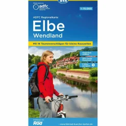 ADFC REGIONALKARTE ELBE WENDLAND MIT TOURENVORSCHLÄGEN - Fahrradkarte^ Fahrradkarten|Fahrradkarten