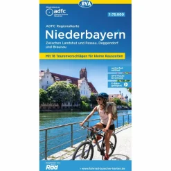 Fahrradkarten|Fahrradkarten*ADFC REGIONALKARTE NIEDERBAYERN MIT TOURENVORSCHLÄGEN - Fahrradkarte