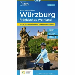 ADFC REGIONALKARTE WÜRZBURG FRÄNKISCHES WEINLAND - Fahrradkarte^ Fahrradkarten|Fahrradkarten