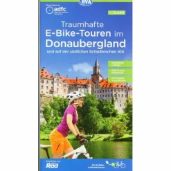 ADFC TRAUMHAFTE E-BIKE-TOUREN IM DONAUBERGLAND 1:75.000 - Fahrradkarte^ Fahrradkarten|Fahrradkarten