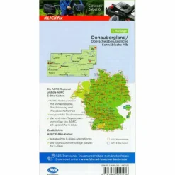 ADFC TRAUMHAFTE E-BIKE-TOUREN IM DONAUBERGLAND 1:75.000 - Fahrradkarte^ Fahrradkarten|Fahrradkarten