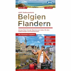 ADFC-RADTOURENKARTE BEL 1 BELGIEN FLANDERN 1:150.000 - Fahrradkarte^ Fahrradkarten|Fahrradkarten