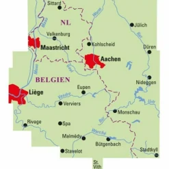 Fahrradkarten|Fahrradkarten*ADFC-REGIONALKARTE AACHEN DREILÄNDERECK, 1:75.000 - Fahrradkarte