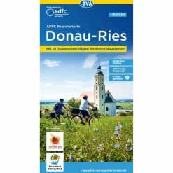 ADFC-REGIONALKARTE FERIENLAND DONAU-RIES / GEOPARK RIES - Fahrradkarte^ Fahrradkarten|Fahrradkarten