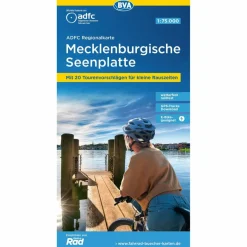 Fahrradkarten|Fahrradkarten*ADFC-REGIONALKARTE MECKLENBURGISCHE SEENPLATTE 1:75.000 - Fahrradkarte