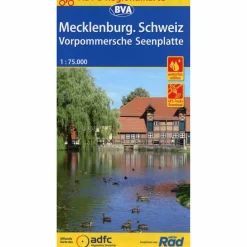 ADFC-REGIONALKARTE MECKLENBURGISCHE SCHWEIZ - Fahrradkarte^ Fahrradkarten|Fahrradkarten