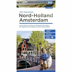 ADFC-REGIONALKARTE NORD-HOLLAND AMSTERDAM - Fahrradkarte^ Fahrradkarten|Fahrradkarten