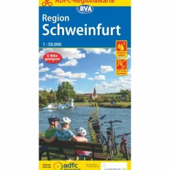 Fahrradkarten|Fahrradkarten*ADFC-REGIONALKARTE SCHWEINFURT, 1:50.000 - Fahrradkarte