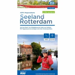 Fahrradkarten|Fahrradkarten*ADFC-REGIONALKARTE SEELAND ROTTERDAM 1:75.000 - Fahrradkarte
