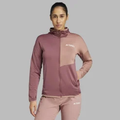 Adidas TERREX XPERIOR LIGHT FLEECE HOODED JACKET Damen - Fleecejacke^Damen Pullover Und Fleecepullover