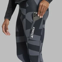 Adidas W MOUNTAIN TIGHTS ALLOVER PRINT Damen - Leggings^Damen Outdoorhosen