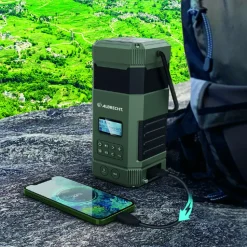 Albrecht Elektrogeräte*DR 114 DAB+ OUTDOOR RADIO WITH CAMPING LAMP - Kurbelradio