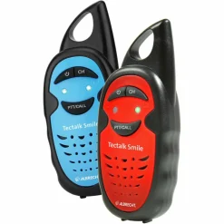 Albrecht TECTALK SMILE, KIDS WALKIE TALKIE, PAIR, RED/BLUE - Funkgerät^Kinder Elektrogeräte|Kinderreisespiele Und Spielzeug