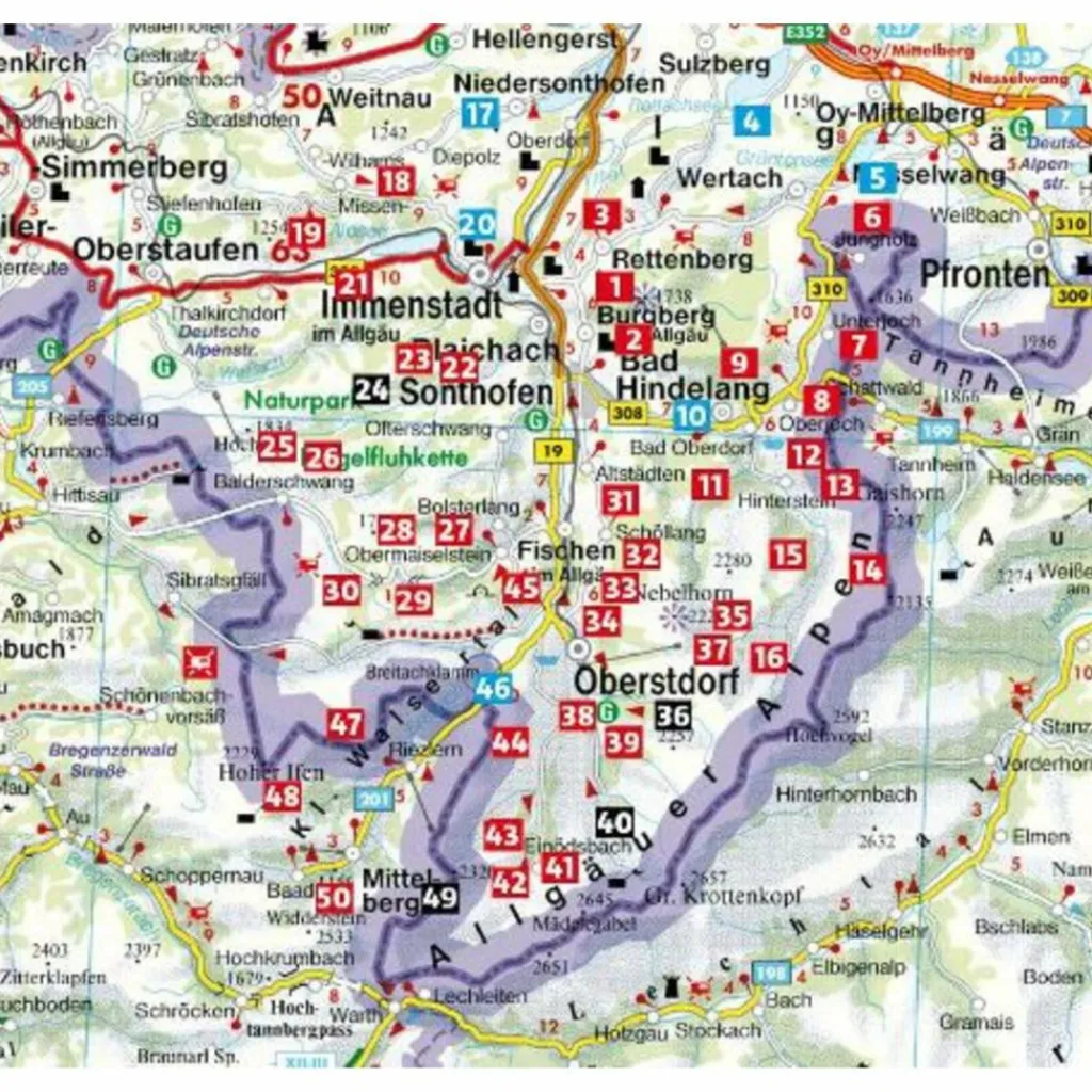 ALLGÄU 1 - OBERALLGÄU - Wanderführer^ Wanderführer