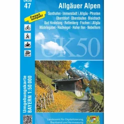 Wanderkarten Und Winterkarten|Wanderkarten Und Winterkarten*ALLGÄUER ALPEN 1:50 000 (UK50-47)