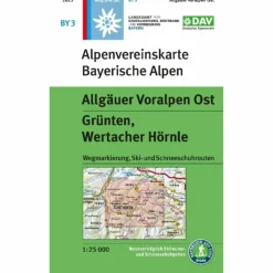 ALLGÄUER VORALPEN OST, GRÜNTEN, WERTACHER HÖRNLE^ Wanderkarten Und Winterkarten|Wanderkarten Und Winterkarten