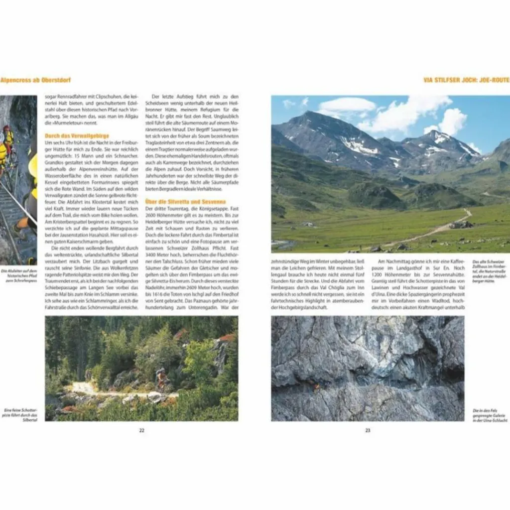 ALPENCROSS MIT DEM MOUNTAINBIKE - Radwanderführer^ Radwanderführer Und Mountainbikeführer