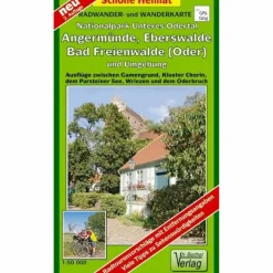 ANGERMÜNDE, EBERSWALDE, BAD FREIENWALDE - Wanderkarte^ Fahrradkarten|Wanderkarten Und Winterkarten