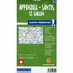Wanderkarten Und Winterkarten|Wanderkarten Und Winterkarten*APPENZELL - SÄNTIS / ST. GALLEN 09 WANDERKARTE 1:40 000 MATT - Wanderkarte
