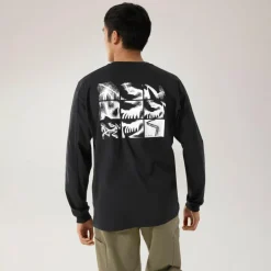 Arc'teryx Arc'teryx KRAGG SL COTTON BIRD TILE LS M Herren - Langarmshirt^Herren Shirts Und Tops