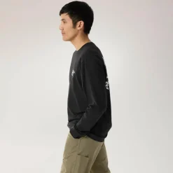 Arc'teryx Arc'teryx KRAGG SL COTTON BIRD TILE LS M Herren - Langarmshirt^Herren Shirts Und Tops