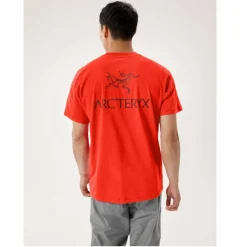 Arc'teryx Arc'teryx KRAGG SL COTTON BIRD WORD SS M Herren - T-Shirt^Herren Shirts Und Tops