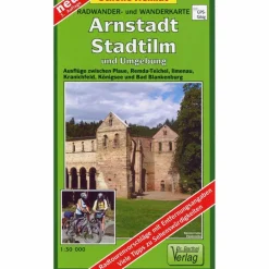 ARNSTADT, STADTILM UND UMGEBUNG 1 : 35 000 - Wanderkarte^ Fahrradkarten|Wanderkarten Und Winterkarten