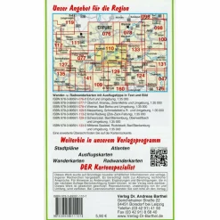ARNSTADT, STADTILM UND UMGEBUNG 1 : 35 000 - Wanderkarte^ Fahrradkarten|Wanderkarten Und Winterkarten