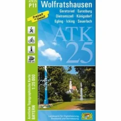 Fahrradkarten|Wanderkarten Und Winterkarten*ATK25-P11 WOLFRATSHAUSEN - Wanderkarte