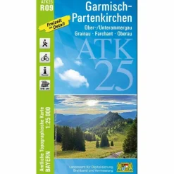ATK25-R09 GARMISCH-PARTENKIRCHEN - Wanderkarte^ Fahrradkarten|Wanderkarten Und Winterkarten