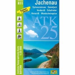 ATK25-R11 JACHENAU (AMTLICHE TOPOGRAPHISCHE KARTE 1:25000) - Wanderkarte^ Fahrradkarten|Wanderkarten Und Winterkarten