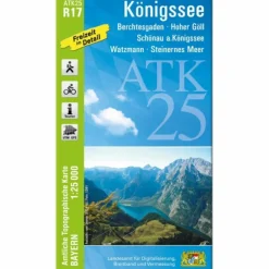 Wanderkarten Und Winterkarten|Wanderkarten Und Winterkarten*ATK25-R17 KÖNIGSSEE (AMTLICHE TOPOGRAPHISCHE KARTE 1:25000) - Wanderkarte