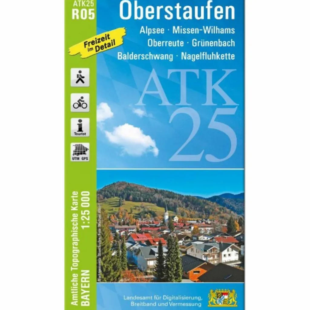 ATK25-R05 OBERSTAUFEN - Wanderkarte^ Fahrradkarten|Wanderkarten Und Winterkarten