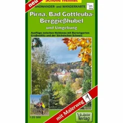 BAD GOTTLEUBA-BERGGIEßHÜBEL, PIRNA - Wanderkarte^ Fahrradkarten|Wanderkarten Und Winterkarten
