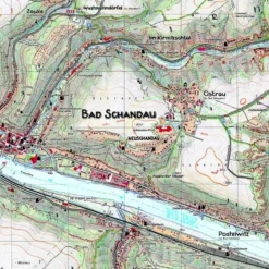 Wanderkarten Und Winterkarten|Wanderkarten Und Winterkarten*BAD SCHANDAU UND UMGEBUNG - Wanderkarte