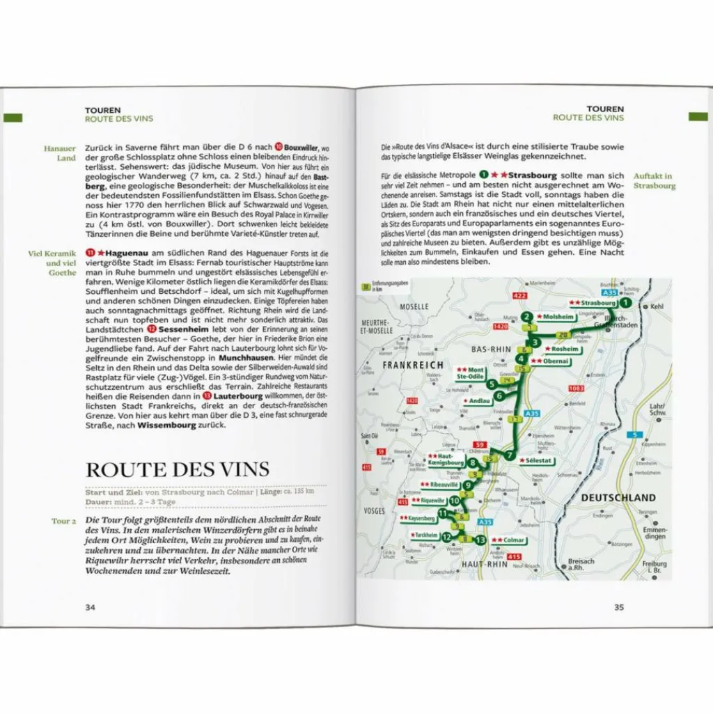 BAEDEKER REISEFÜHRER ELSASS, VOGESEN^ Reiseführer Westeuropa