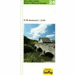 Wanderkarten Und Winterkarten|Wanderkarten Und Winterkarten*BALVE, HEMER, ISERLOHN, MENDEN IM MÄRKISCHEN SAUERLAND - Wanderkarte