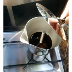 Basic Nature ESPRESSO MAKER EDELSTAHL - Kaffeepresse^ Kaffee Equipment|Campingtöpfe Und Campinggeschirr