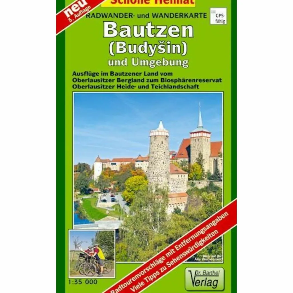BAUTZEN UND UMGEBUNG 1 : 35 000 - Wanderkarte^ Fahrradkarten|Wanderkarten Und Winterkarten
