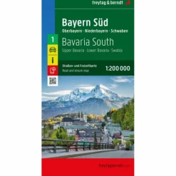 Straßenkarten|Straßenkarten*BAYERN SÜD, STRAßEN- UND FREIZEITKARTE 1:200.000 - Straßenkarte