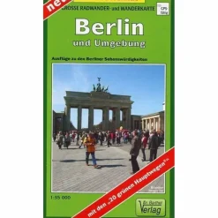 BERLIN UND UMGEBUNG - Wanderkarte^ Fahrradkarten|Wanderkarten Und Winterkarten